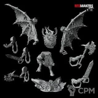 Описание картинки Daemon Prince of Chaos от MrMetalHorror по цене 1 400руб | Свободный Рынок Миниатюр - СРМ
