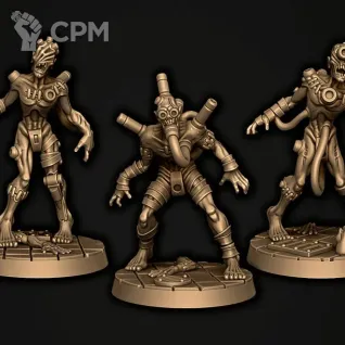 Описание картинки Dark Mechanicus - 5 Мутантов от MrMetalHorror по цене 700руб | Свободный Рынок Миниатюр - СРМ