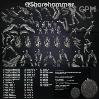 Описание картинки Flayed ones от MrMetalHorror по цене 800руб | Свободный Рынок Миниатюр - СРМ