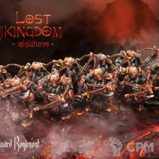 Описание картинки Chaos Dwarf Blunderbusses от MrMetalHorror по цене 1 000руб | Свободный Рынок Миниатюр - СРМ