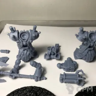 Описание картинки Battle Servitors от WahaShop по цене 900руб | Свободный Рынок Миниатюр - СРМ