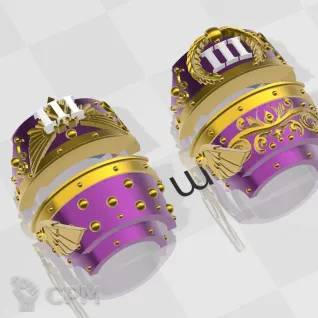 Описание картинки Emperor's Children Cataphractii Shoulder Pads от Saudad по цене 300руб | Свободный Рынок Миниатюр - СРМ
