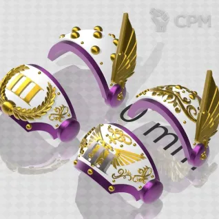 Описание картинки Emperor's Children Tartaros Shoulder Pads от Saudad по цене 300руб | Свободный Рынок Миниатюр - СРМ