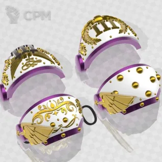 Описание картинки Emperor's Children Tartaros Shoulder Pads от Saudad по цене 300руб | Свободный Рынок Миниатюр - СРМ
