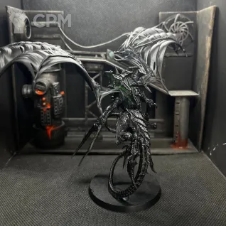 Описание картинки Winged Hive Tyrant от Kapers Point по цене 1 151руб | Свободный Рынок Миниатюр - СРМ