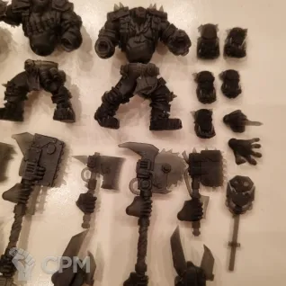 Описание картинки Orc Nobz With Heavy Weapons Modular Kit. Нобы от у Васи по цене 900руб | Свободный Рынок Миниатюр - СРМ