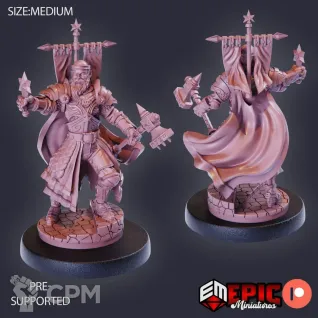 Описание картинки Warrior Priest of Sigmar от MrMetalHorror по цене 350руб | Свободный Рынок Миниатюр - СРМ