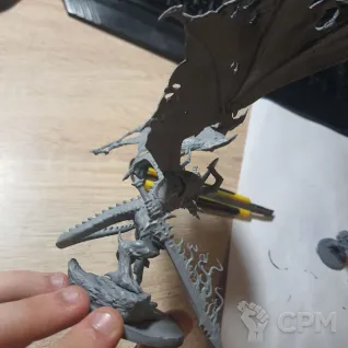 Описание картинки HERETIC ASTARTES DAEMON PRINCE / Демон-принц от ЛИЭНГОЛ по цене 1 000руб | Свободный Рынок Миниатюр - СРМ