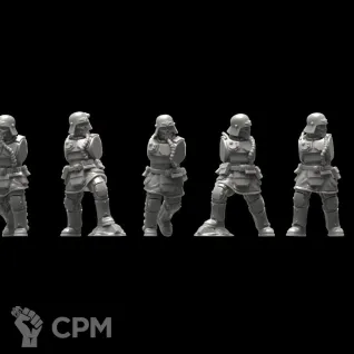 Описание картинки Kasrkin Kill Team от Клондайк Моделей  по цене 750руб | Свободный Рынок Миниатюр - СРМ