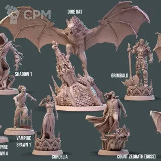 Описание картинки Vampires In Panshaw ( Набор) от WebWay 3D по цене 6 000руб | Свободный Рынок Миниатюр - СРМ