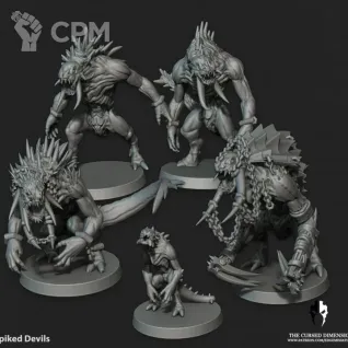 Описание картинки Crypt Ghouls - 3 Штуки от MrMetalHorror по цене 700руб | Свободный Рынок Миниатюр - СРМ
