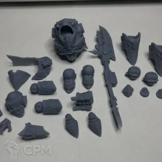 Описание картинки Contemptor-Achillus Dreadnought от WahaShop по цене 1 400руб | Свободный Рынок Миниатюр - СРМ