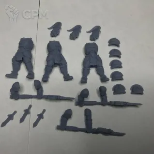 Описание картинки Custodian Guard Squad от WahaShop по цене 900руб | Свободный Рынок Миниатюр - СРМ