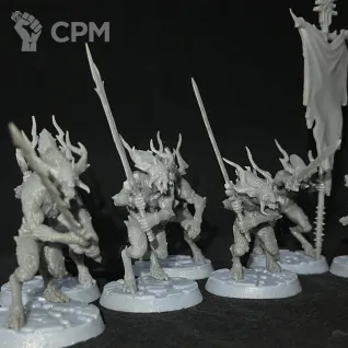 Описание картинки Бладлеттеры / Daemons Of Khorne Bloodletters от OASIS PRINTS по цене 1 000руб | Свободный Рынок Миниатюр - СРМ