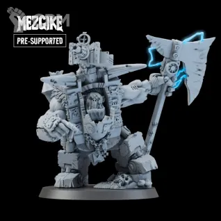 Описание картинки Warboss in mega armour от VtorushinAdditiveTec по цене 400руб | Свободный Рынок Миниатюр - СРМ
