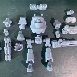Описание картинки Contemptor Dreadnought от uNick по цене 600руб | Свободный Рынок Миниатюр - СРМ