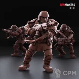 Описание картинки Пехотный отряд / Infantry-Squad от ЛИЭНГОЛ по цене 700руб | Свободный Рынок Миниатюр - СРМ