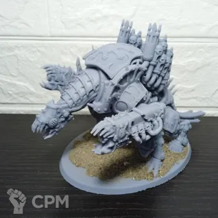 Описание картинки Chaos Space Marines Forgefiend от ForgeNight по цене 2 000руб | Свободный Рынок Миниатюр - СРМ