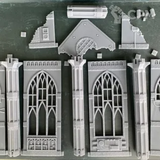 Описание картинки Gothic Sector Ruins от uNick по цене 730руб | Свободный Рынок Миниатюр - СРМ