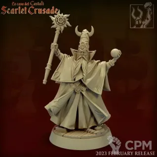 Описание картинки Master Mage / Empire Wizard / Маг / Колдун / Чарадей от MrMetalHorror по цене 275руб | Свободный Рынок Миниатюр - СРМ