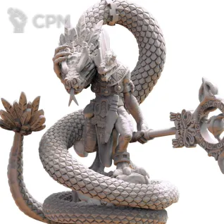 Описание картинки Skink Starpriest от fhtagn по цене 300руб | Свободный Рынок Миниатюр - СРМ