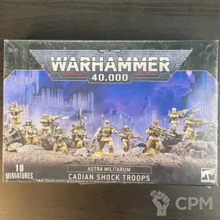 Описание картинки Cadian Shock Troops от Karlos по цене 3 100руб | Свободный Рынок Миниатюр - СРМ