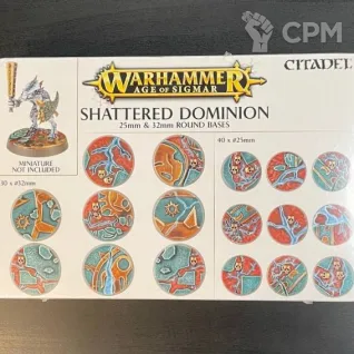 Описание картинки Shattered Dominion 25 and 32mm Round Bases от Karlos по цене 3 300руб | Свободный Рынок Миниатюр - СРМ