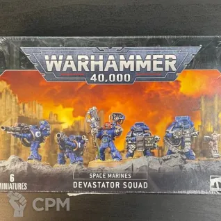 Описание картинки Space Marines Devastator Squad от Karlos по цене 4 300руб | Свободный Рынок Миниатюр - СРМ