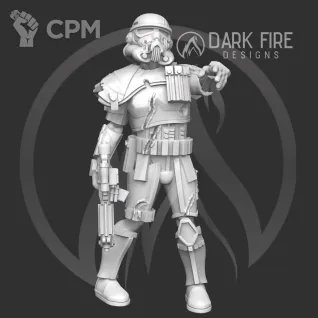 Описание картинки Zombie stormtroopers от PocketSized Prints по цене 950руб | Свободный Рынок Миниатюр - СРМ