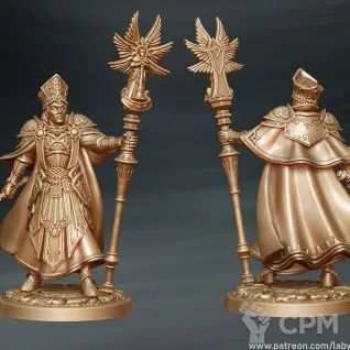Описание картинки Master Mage / Empire Wizard / Маг / Колдун / Чарадей от MrMetalHorror по цене 275руб | Свободный Рынок Миниатюр - СРМ
