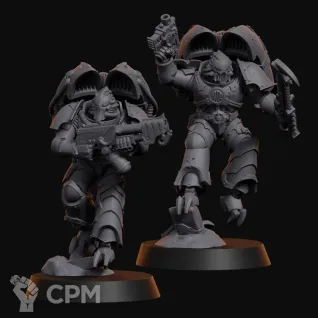 Описание картинки Screaming Raptors Squad от WebWay 3D по цене 1 800руб | Свободный Рынок Миниатюр - СРМ