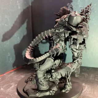 Описание картинки Angron Daemon Primarch of Khorne от uNick по цене 1 800руб | Свободный Рынок Миниатюр - СРМ