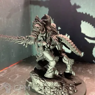 Описание картинки Angron Daemon Primarch of Khorne от uNick по цене 1 800руб | Свободный Рынок Миниатюр - СРМ