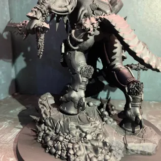 Описание картинки Angron Daemon Primarch of Khorne от uNick по цене 1 800руб | Свободный Рынок Миниатюр - СРМ