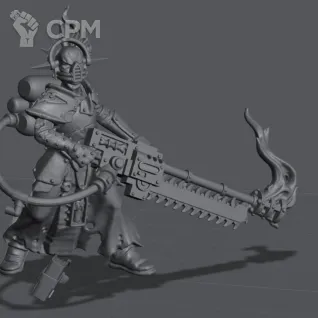 Описание картинки Ministorum Priest от Knight of Light по цене 150руб | Свободный Рынок Миниатюр - СРМ