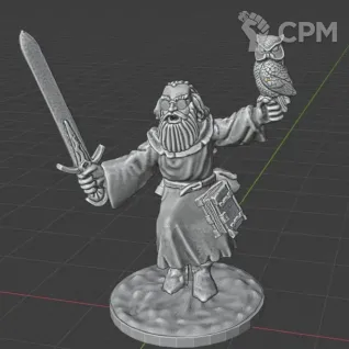 Описание картинки Master Mage / Empire Wizard / Маг / Колдун / Чарадей от MrMetalHorror по цене 275руб | Свободный Рынок Миниатюр - СРМ