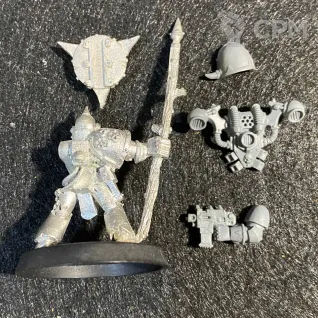 Описание картинки Plague Marine Icon Bearer от Cepesh1 по цене 3 000руб | Свободный Рынок Миниатюр - СРМ