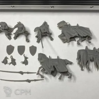 Описание картинки Grail Knights от Fantasy Miniatures по цене 1 200руб | Свободный Рынок Миниатюр - СРМ