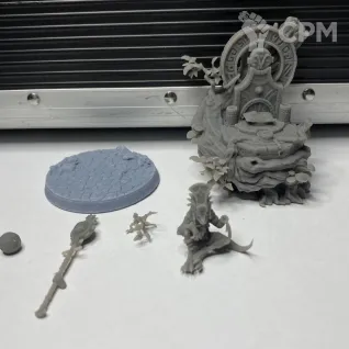 Описание картинки Skink Starseer от Fantasy Miniatures по цене 600руб | Свободный Рынок Миниатюр - СРМ