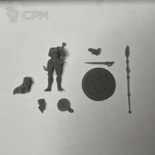 Описание картинки Human Bard Duelist от Fantasy Miniatures по цене 350руб | Свободный Рынок Миниатюр - СРМ