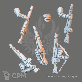 Описание картинки Death korps of Krieg infantry от Три Ди Принт по цене 120руб | Свободный Рынок Миниатюр - СРМ