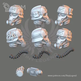 Описание картинки Death korps of Krieg infantry от Три Ди Принт по цене 120руб | Свободный Рынок Миниатюр - СРМ