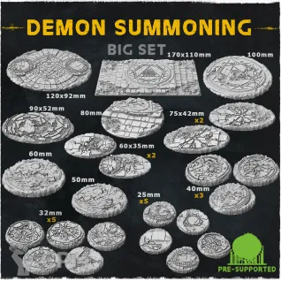 Описание картинки Demon Summoning топперы от Studio Cockatoo по цене 3 850руб | Свободный Рынок Миниатюр - СРМ