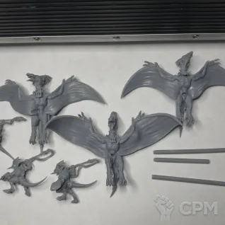 Описание картинки Ripperdactyl Riders от Fantasy Miniatures по цене 1 400руб | Свободный Рынок Миниатюр - СРМ