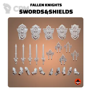 Описание картинки Dark Angels Sword upgrad kit от Хижина Мопса по цене 625руб | Свободный Рынок Миниатюр - СРМ