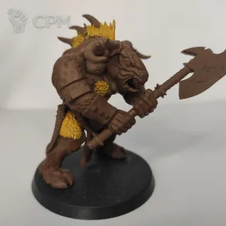 Описание картинки 3 x Bullgors / Beastmen / Beasts of Chaos от Coldsuffer по цене 3 200руб | Свободный Рынок Миниатюр - СРМ