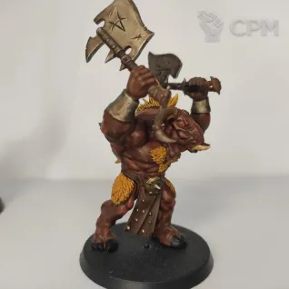 Описание картинки Bullgors / Beastmen / Beasts of Chaos от Coldsuffer по цене 3 200руб | Свободный Рынок Миниатюр - СРМ