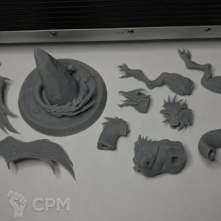 Описание картинки Cockatrice от Fantasy Miniatures по цене 1 400руб | Свободный Рынок Миниатюр - СРМ