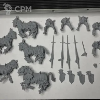 Описание картинки Blood Knights от Fantasy Miniatures по цене 1 500руб | Свободный Рынок Миниатюр - СРМ