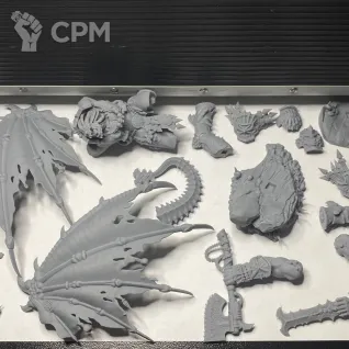 Описание картинки Angron Daemon Primarch of Khorne от WahaShop по цене 2 300руб | Свободный Рынок Миниатюр - СРМ